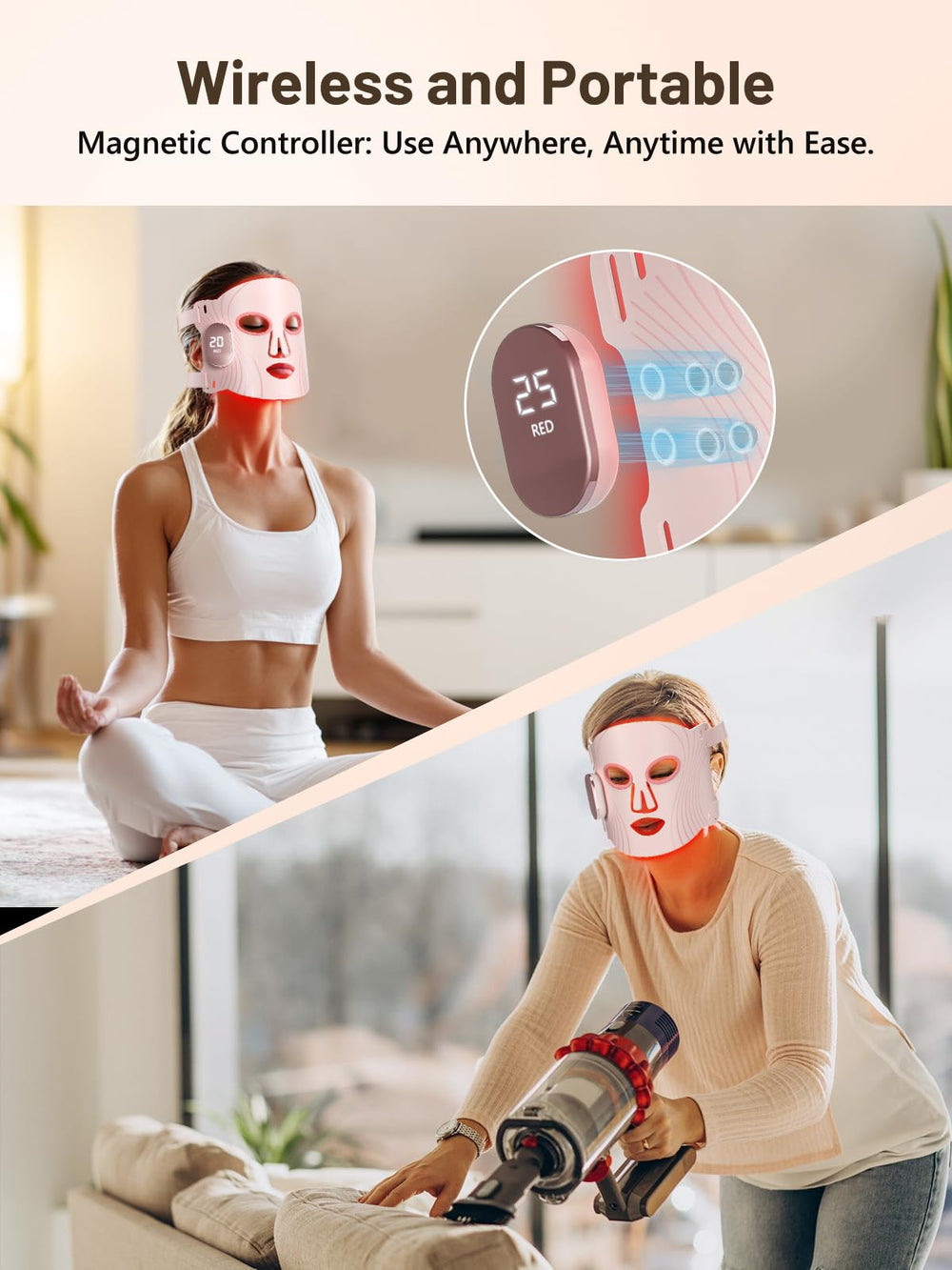 HALIDODO eye-cover attachment demonstrates comfortable fit
