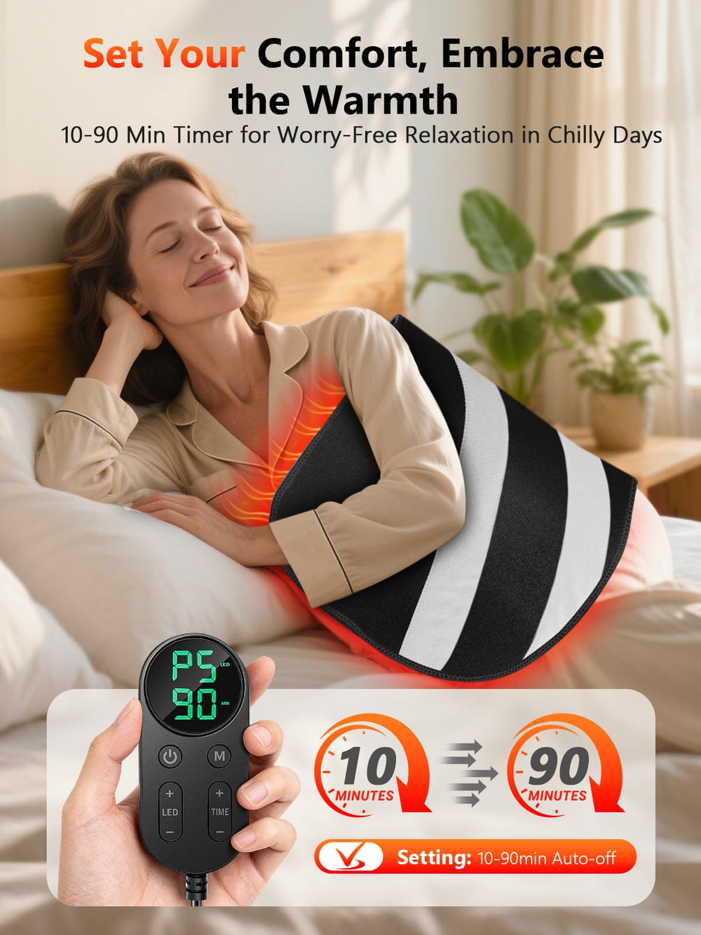 HALIDODO oversized mat supports back, shoulders, and hips during relaxing sessions.