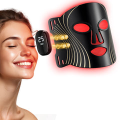 HALIDODO red light mask front view for at-home skincare sessions