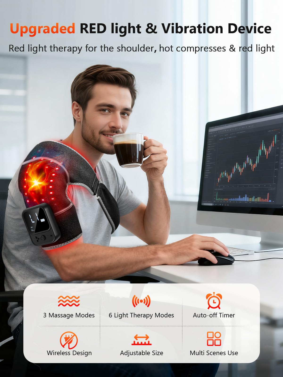 HALIDODO portable shoulder wrap for home, work, or travel use