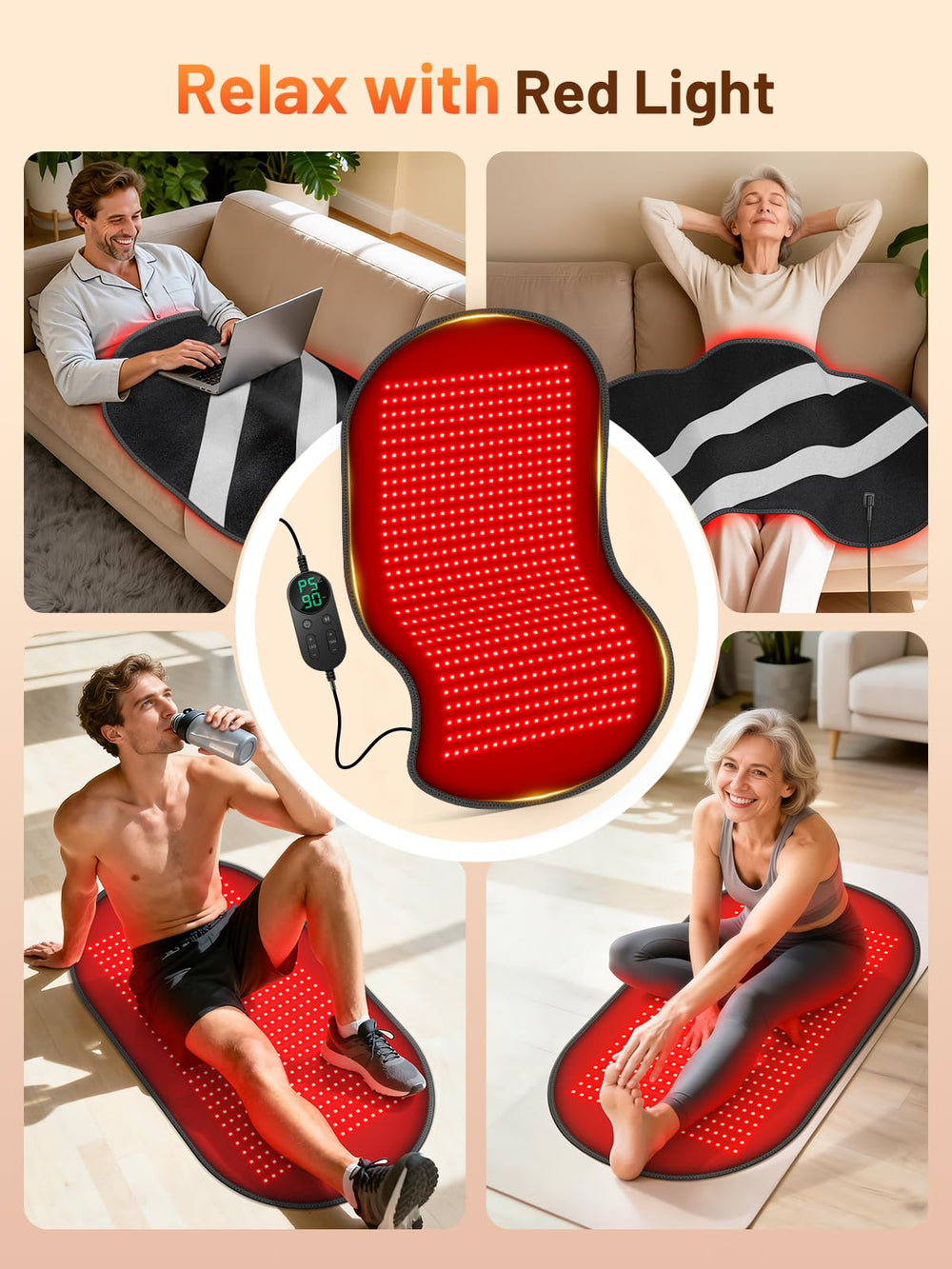 HALIDODO offers 5 brightness levels for tailored comfort during use.