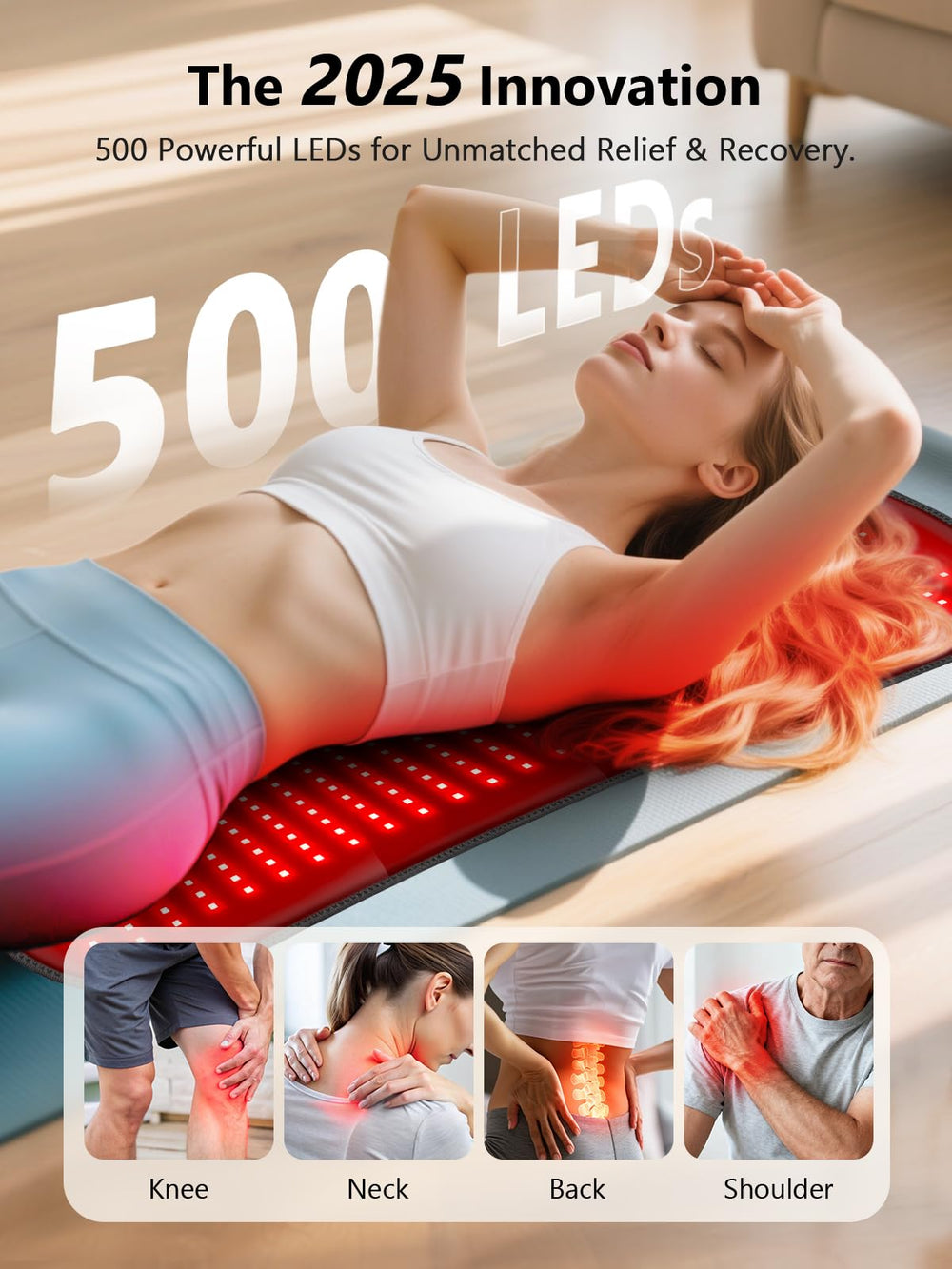 HALIDODO 660nm and 850nm dual wavelengths cover a broad spectrum for comfort.