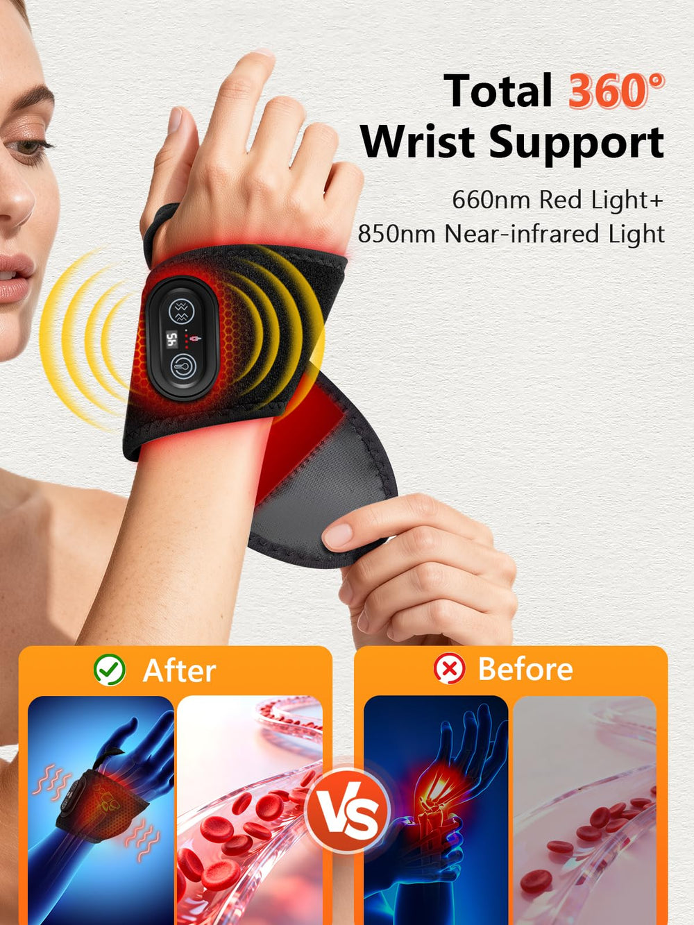 HALIDODO thumb hole design for snug fit and hands-free use