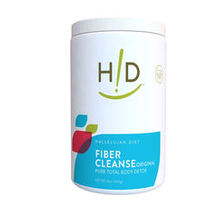 Hallelujah Diet Fiber Cleanse bottle for digestive balance and convenient daily detox.