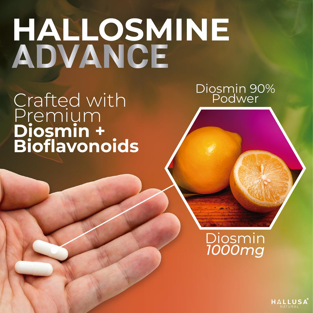 Free Hallosmine Cream packaging included with purchase