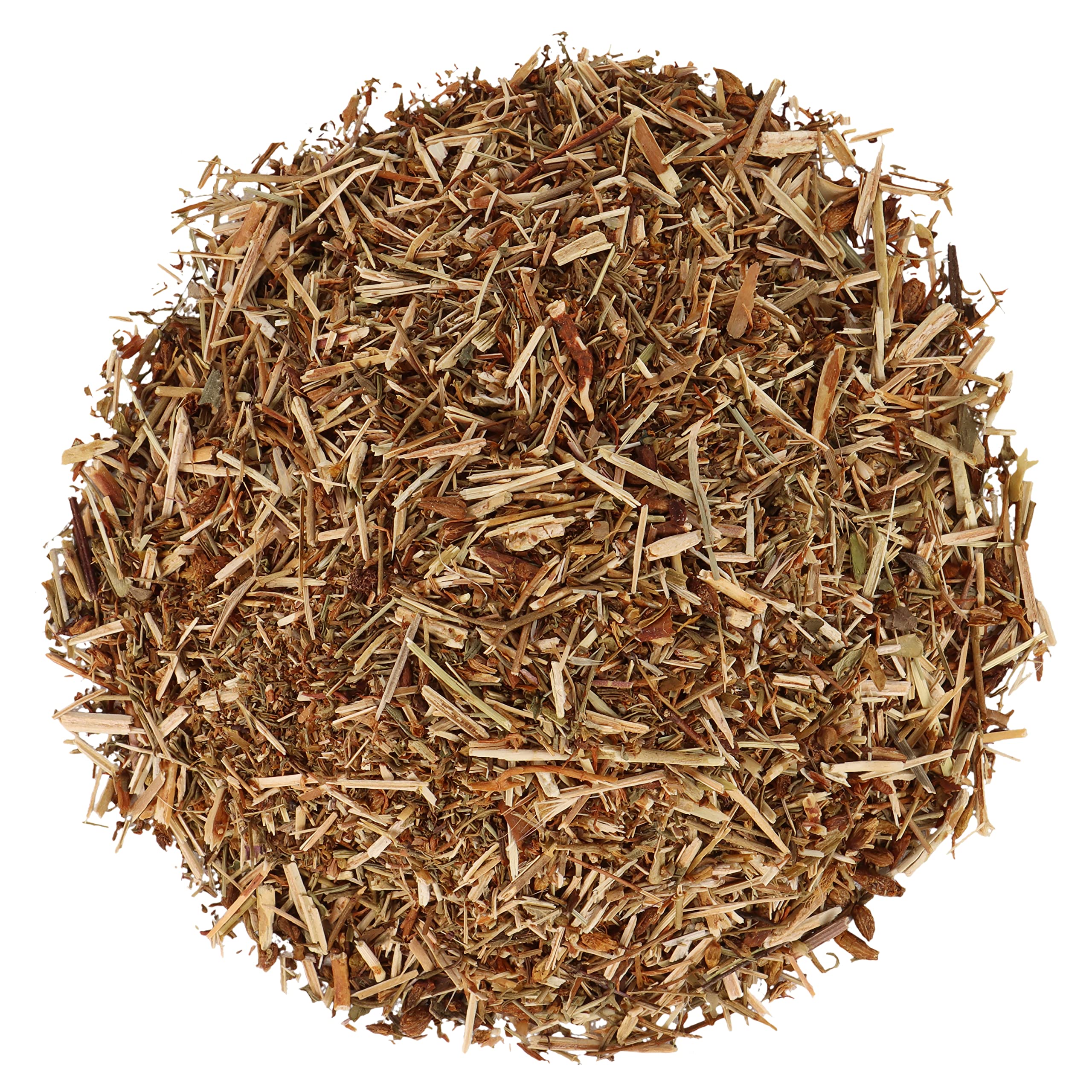 Halo Naturals St. John's Wort herb in resealable pouch preserves freshness for daily blends.