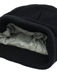 Inside view of HALSA hat with silver fiber lining