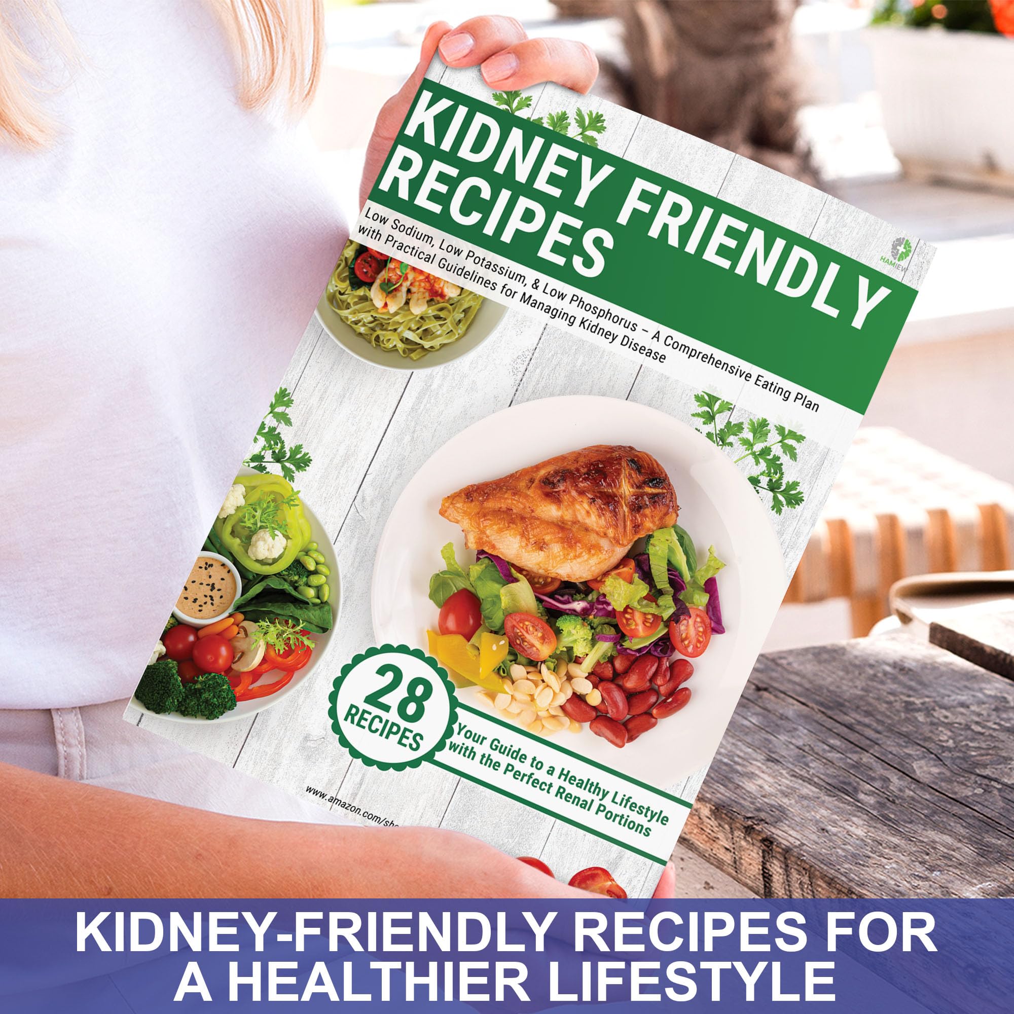 HAMIEW renal diet meal plan snacks page highlights low sodium options for everyday meals.