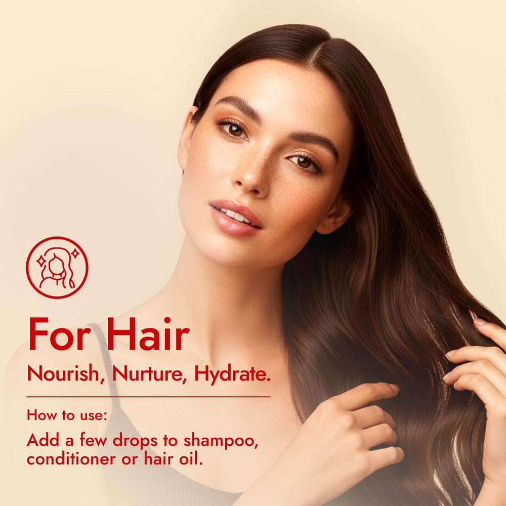 H'ana lavender oil for hair care on scalp
