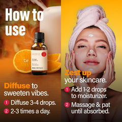H'ana Orange Essential Oil used in a candle DIY for a bright citrus fragrance.