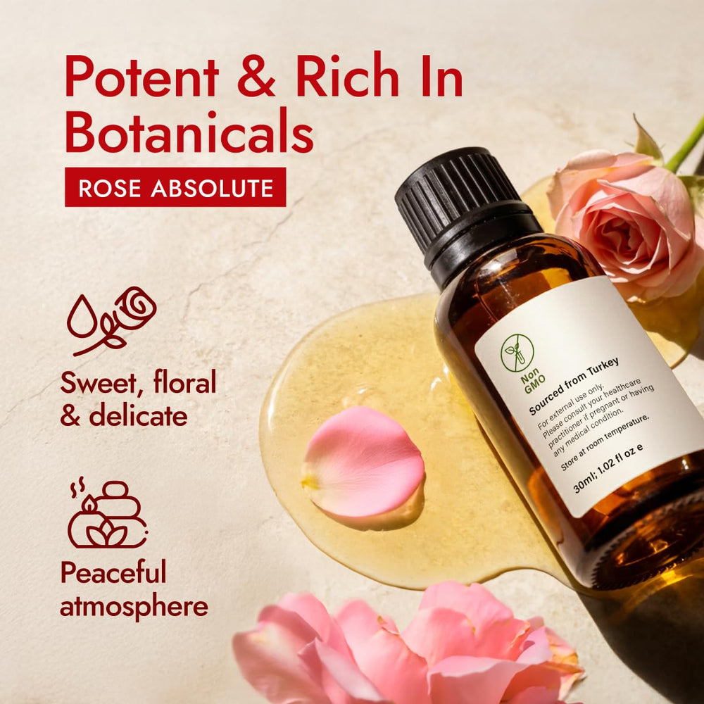 H'ana Rose Essential Oil added to shampoo delivers subtle floral scent and hair refresh.