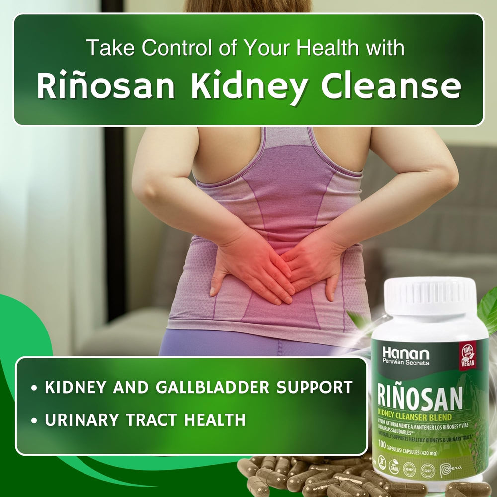Hanan Riñosan chanca piedra focus, one active herb in the blend.