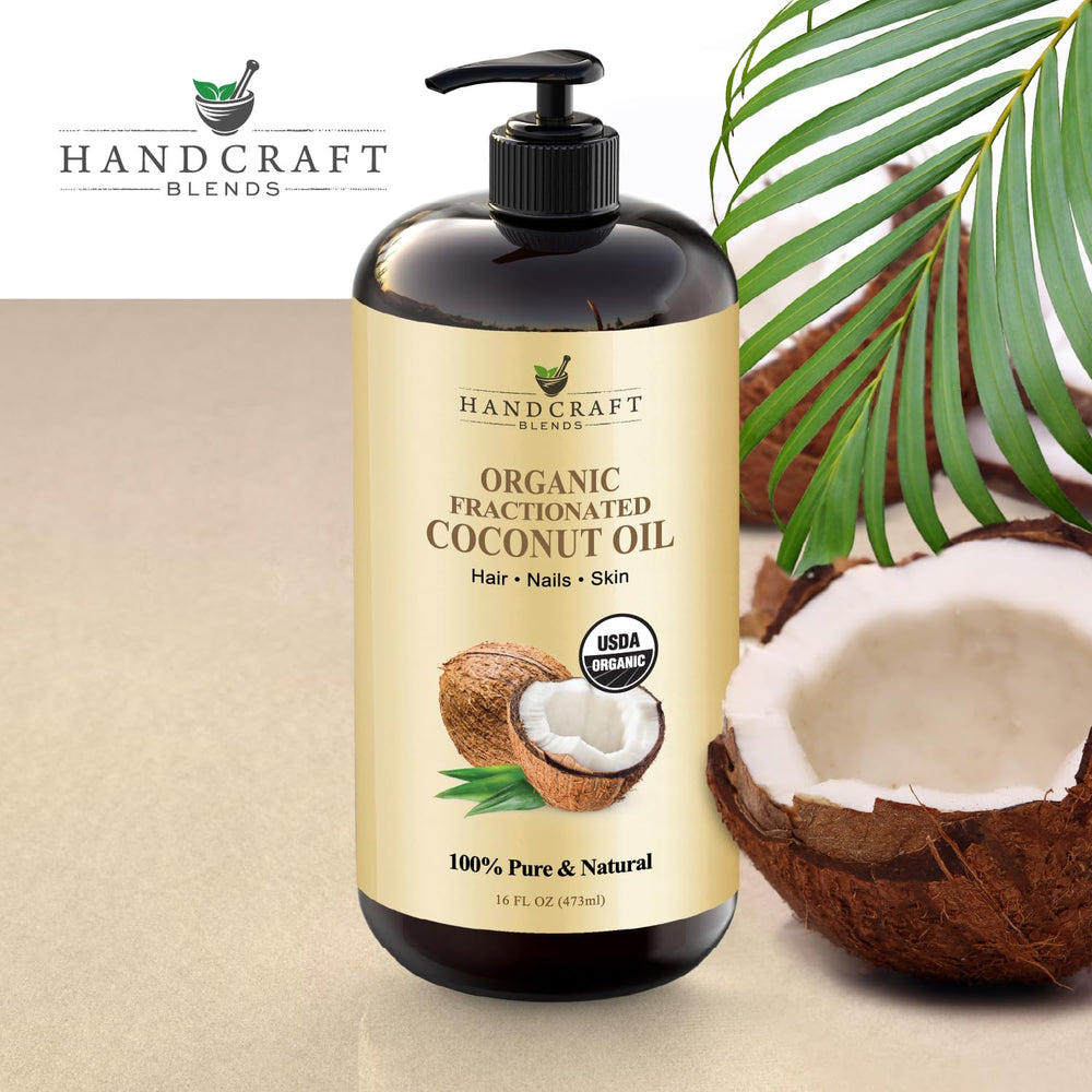 Handcraft Blends Aceite de Coco Fraccionado - cuidado corporal, absorción rápida.