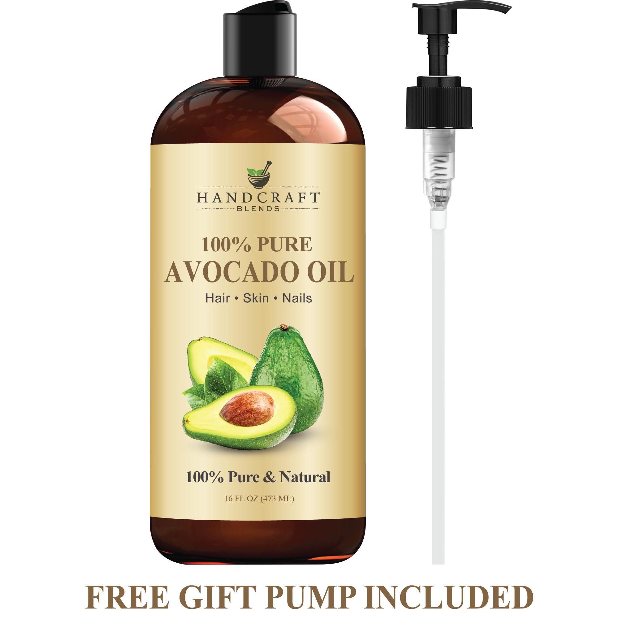 Handcraft Blends Avocado Oil body massage and daily skincare ritual