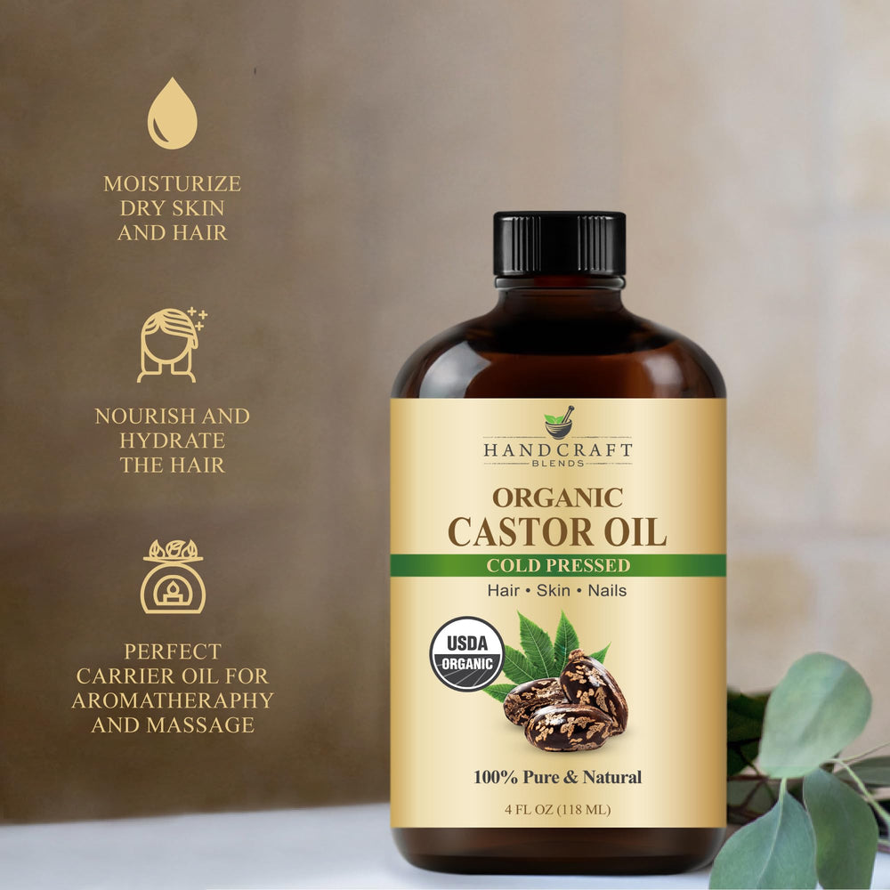 Handcraft Blends glass bottle packaging preserves purity and quality.