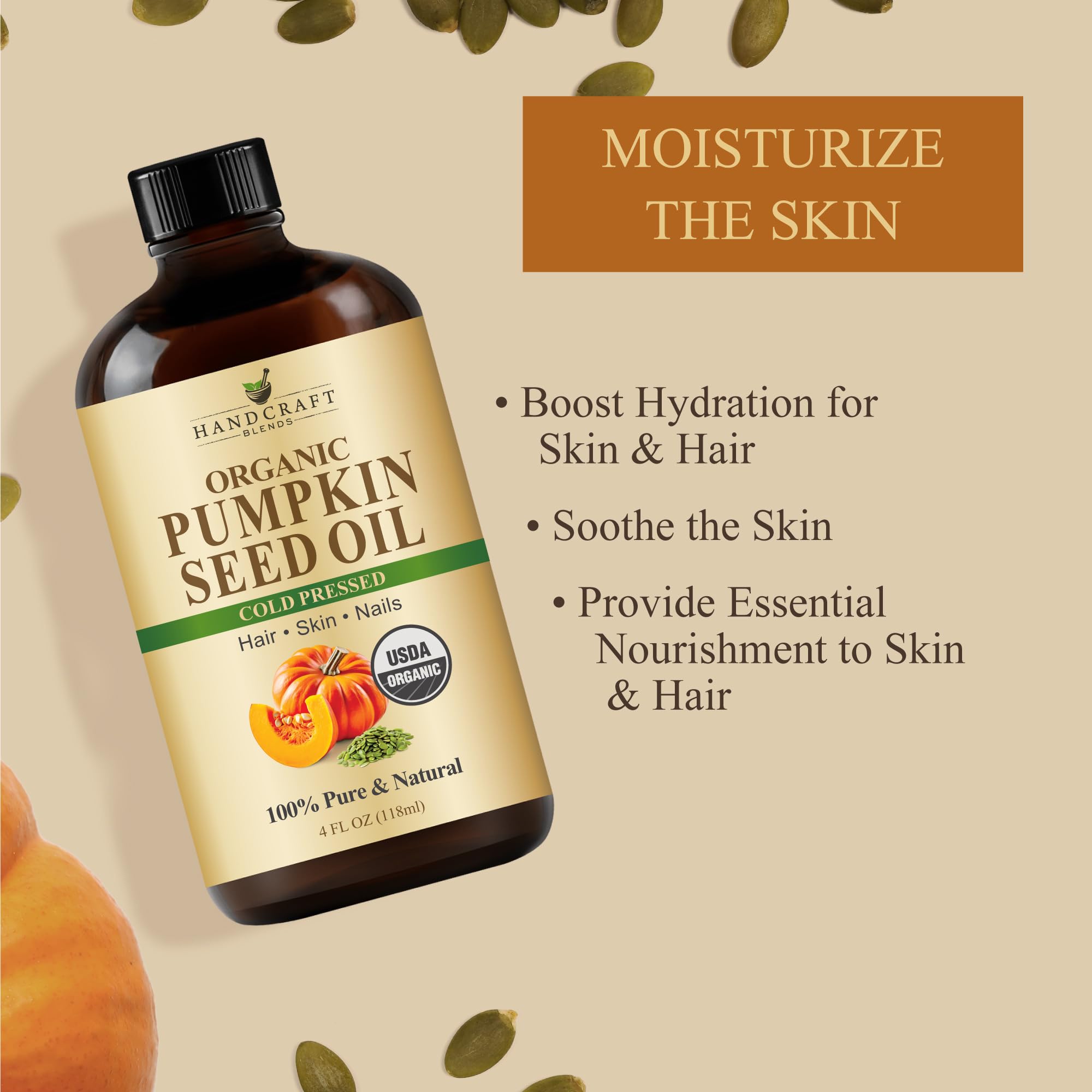 Handcraft Blends pumpkin seed oil aromatherapy massage enhances sensory ritual