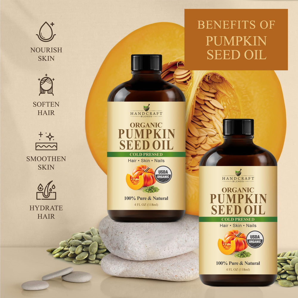 Handcraft Blends pumpkin seed oil natural ingredients underline vegan cruelty-free care