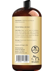 Handcraft Blends Sweet Almond Oil pour showing easy application.