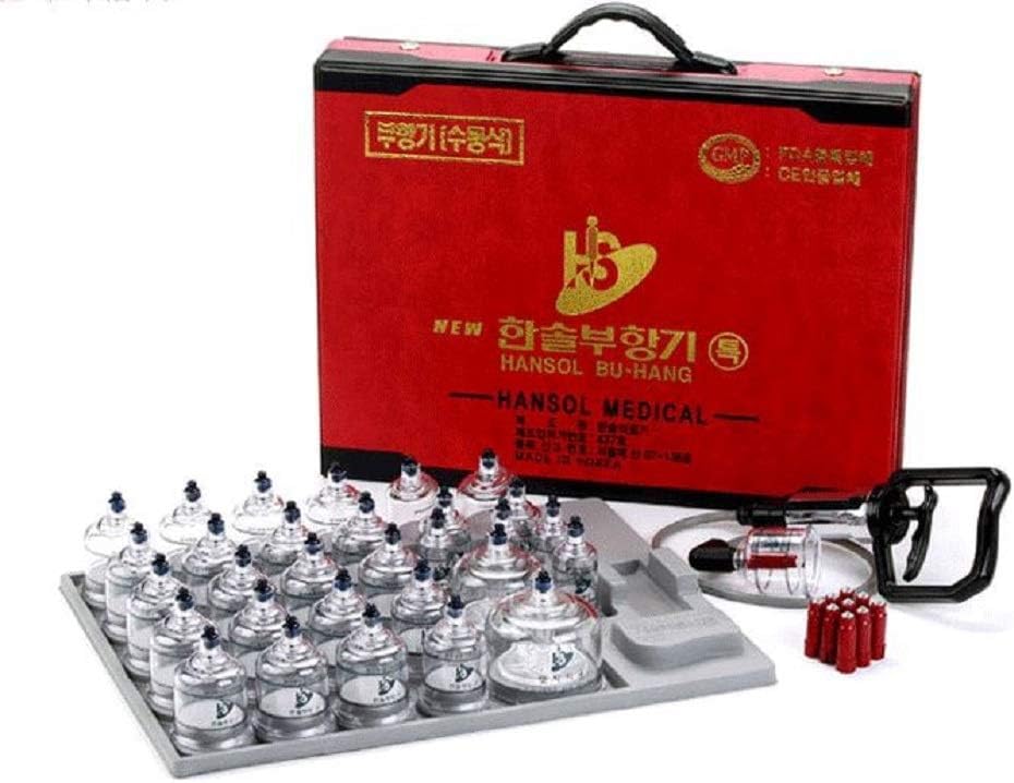Hansol cupping set with multiple cups for customizable therapy