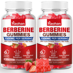 Haohan Berberine Gummies bottle front highlighting high potency metabolism support