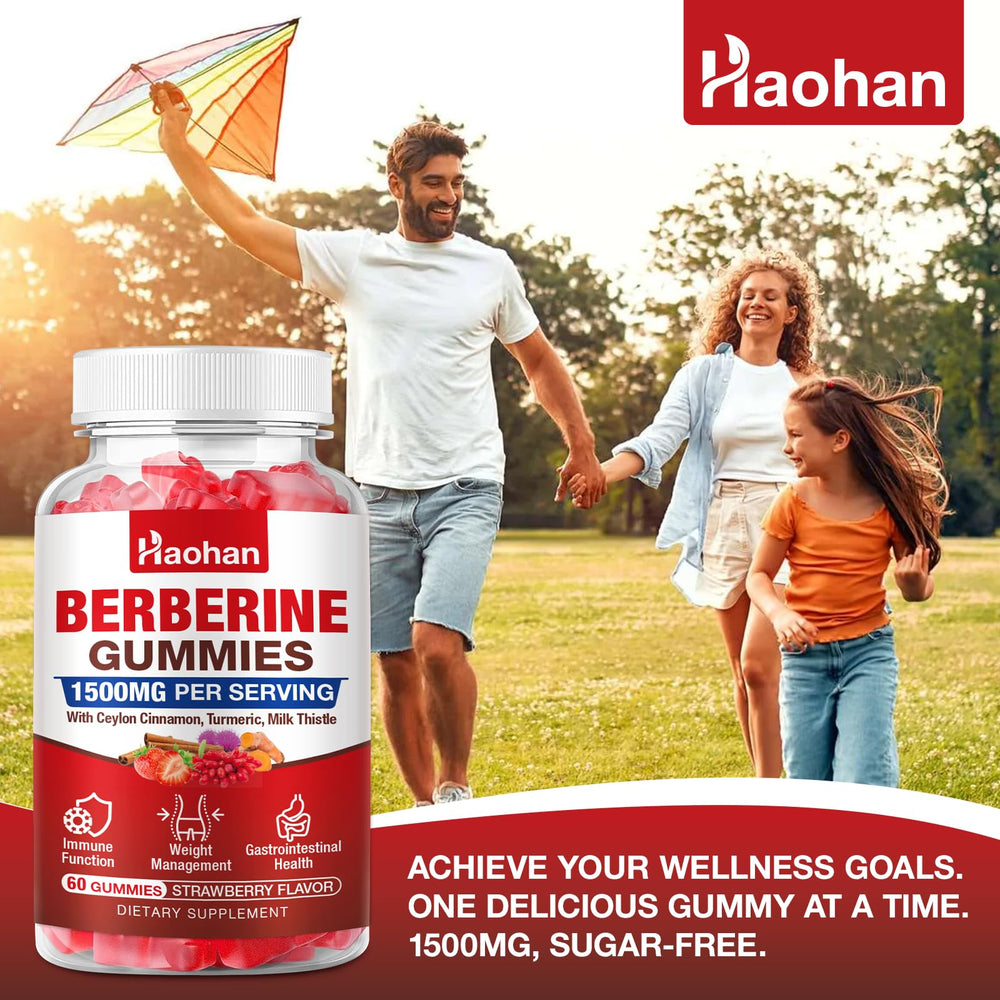 Haohan Berberine Gummies daily routine close-up for easy use