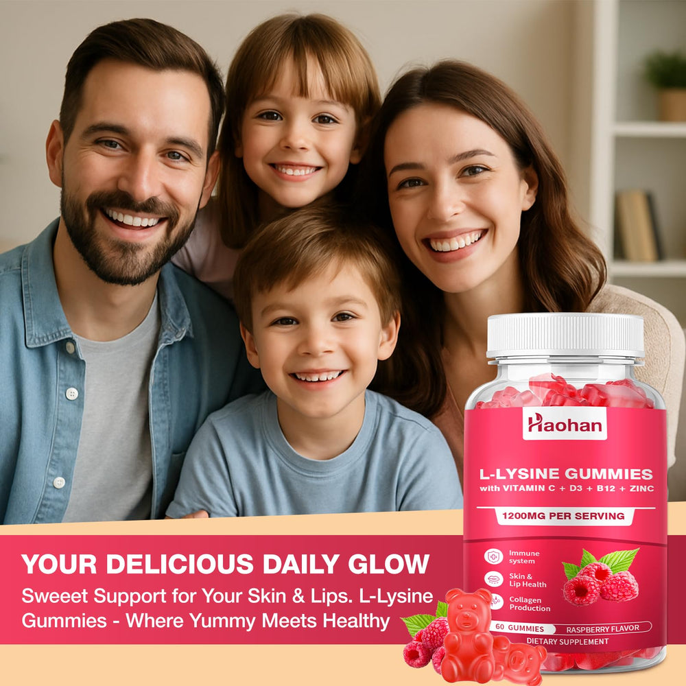 Haohan L-Lysine Gummies sugar-free option supports daily protein-building and tissue health.