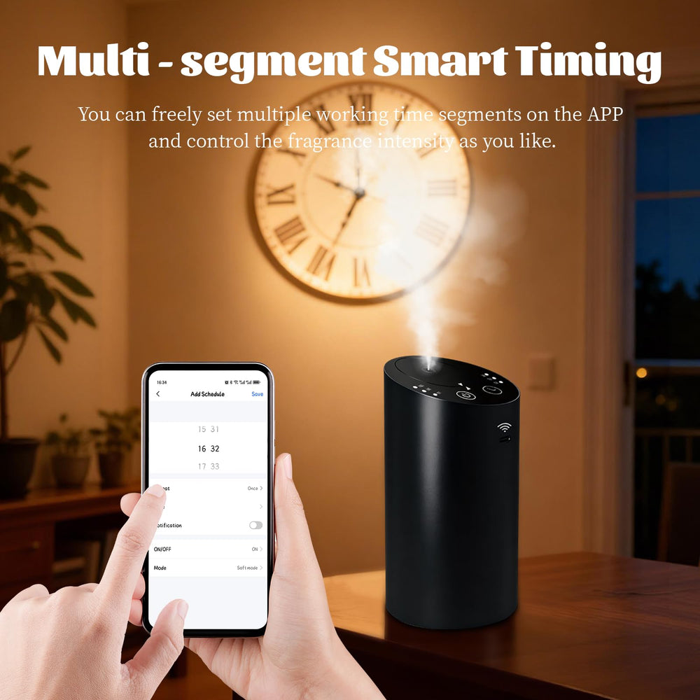 HAONINYUE long-lasting battery diffuser offers USB and wireless use on the go.