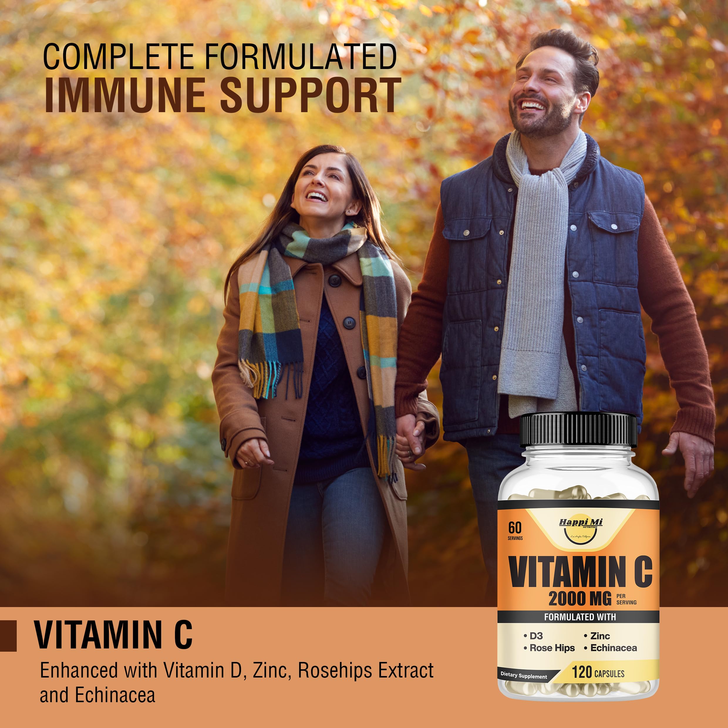 Happi Mi immunity boost symbol image suggests wellness benefits
