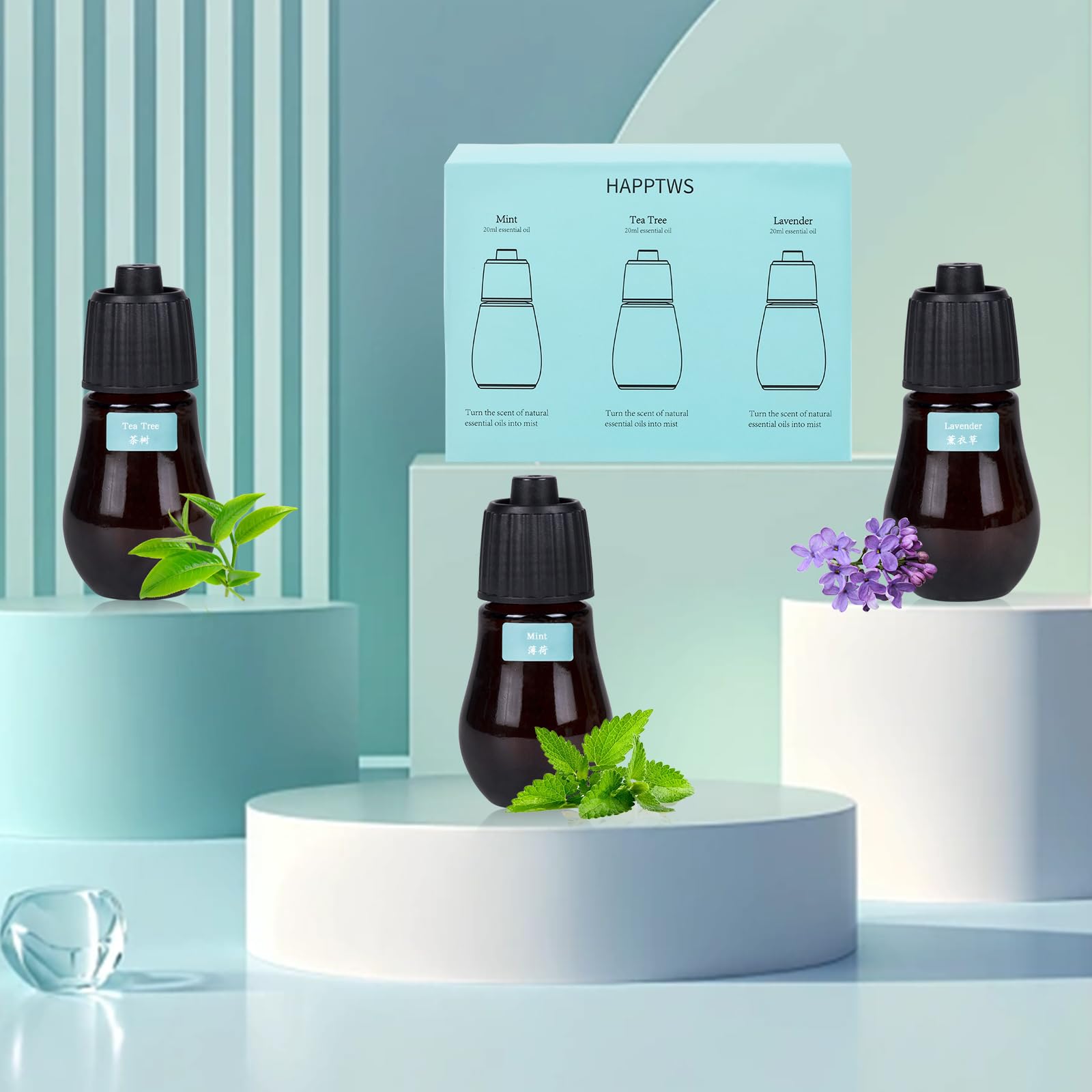 HAPPTWS 3-pack kit packaging shows convenient multi scent options