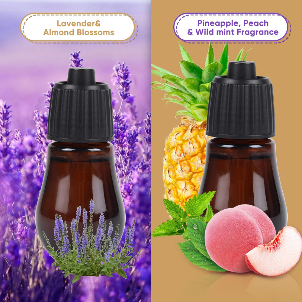 HAPPTWS pineapple peach wild peppermint oil blend bottle