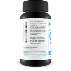 CDZ label detail showing vitamin C, D, zinc and herbs for circulatory health