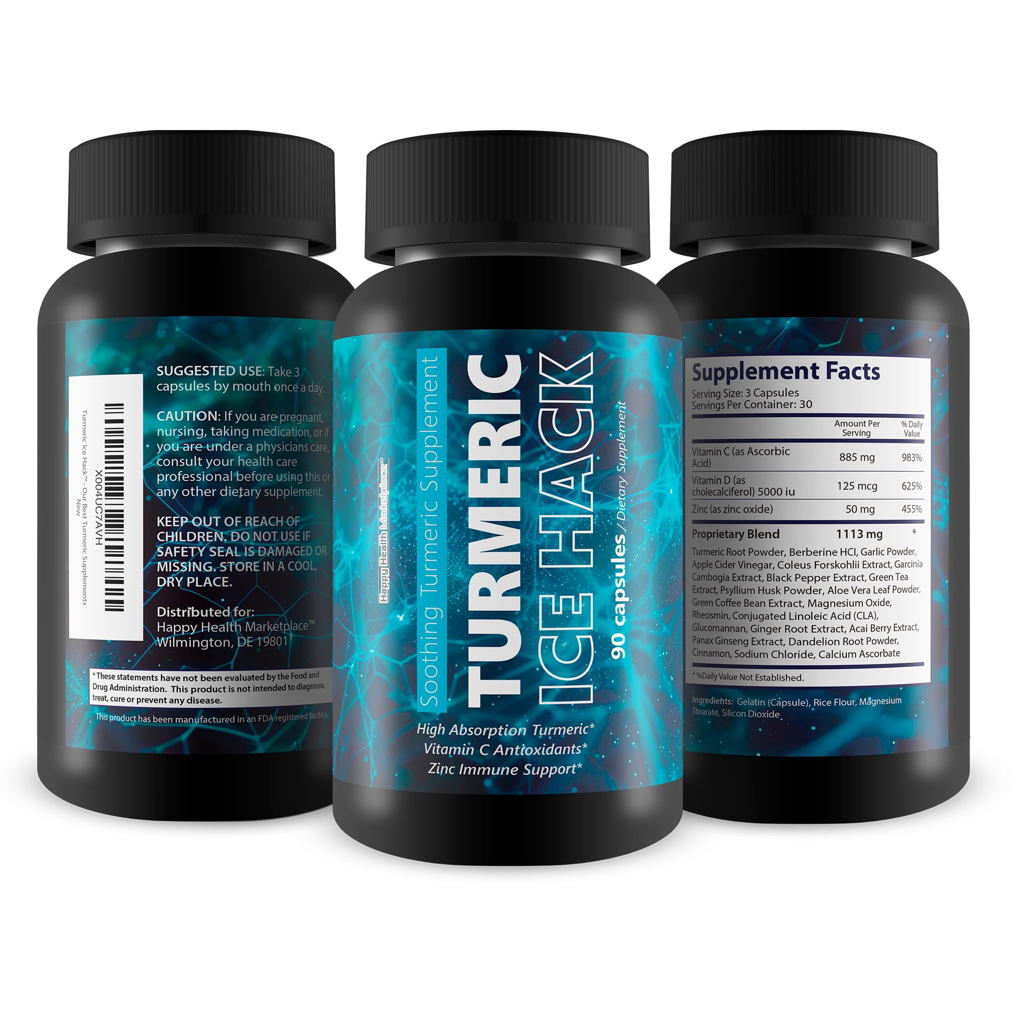 Happy Health immune support nutrients capsule conveys everyday wellness use