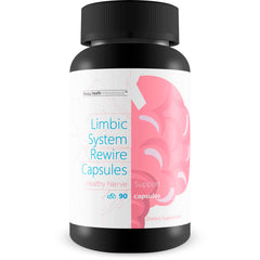 Happy Health Limbic System Rewire bottle front showing mood support for daily life
