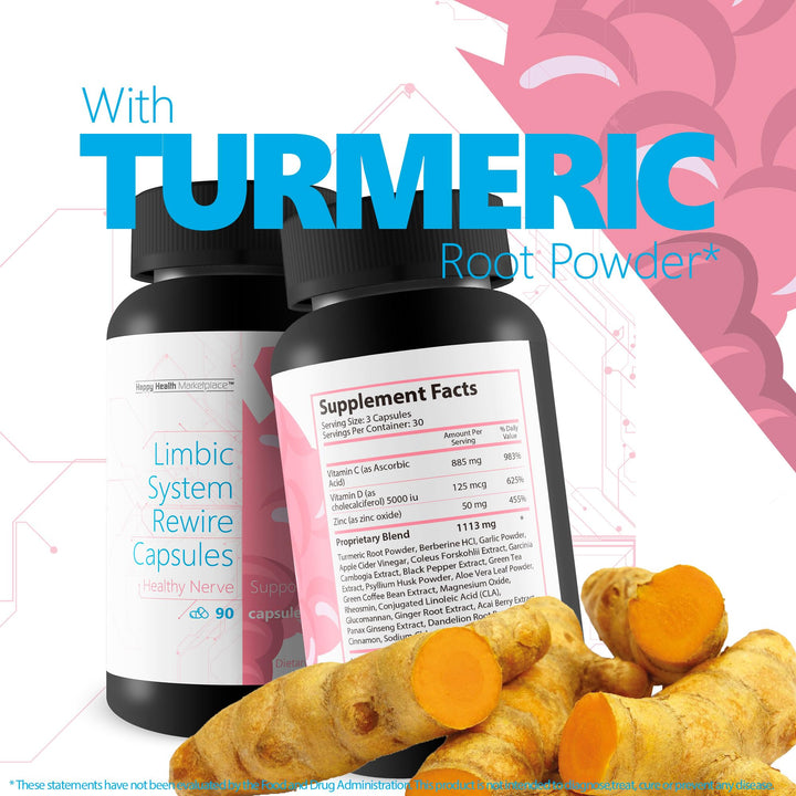 Ingredient layout highlighting blend for energy and resilience