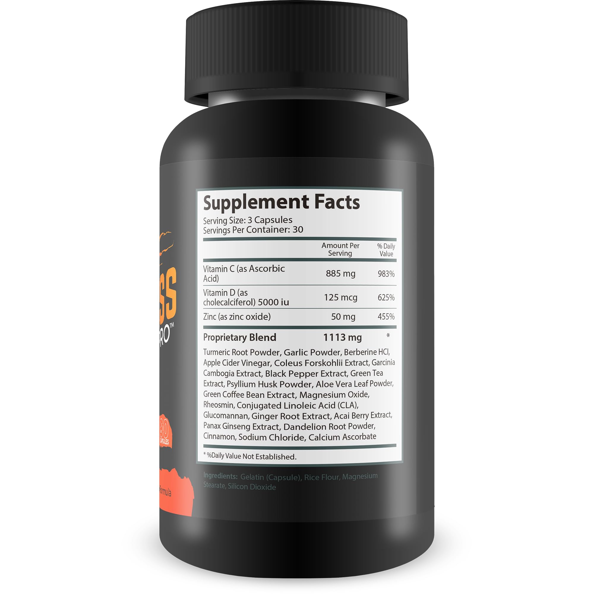 Aged Odorless Garlic Pro capsules ready for easy daily use with other vitamins by Happy Health Marketplace.