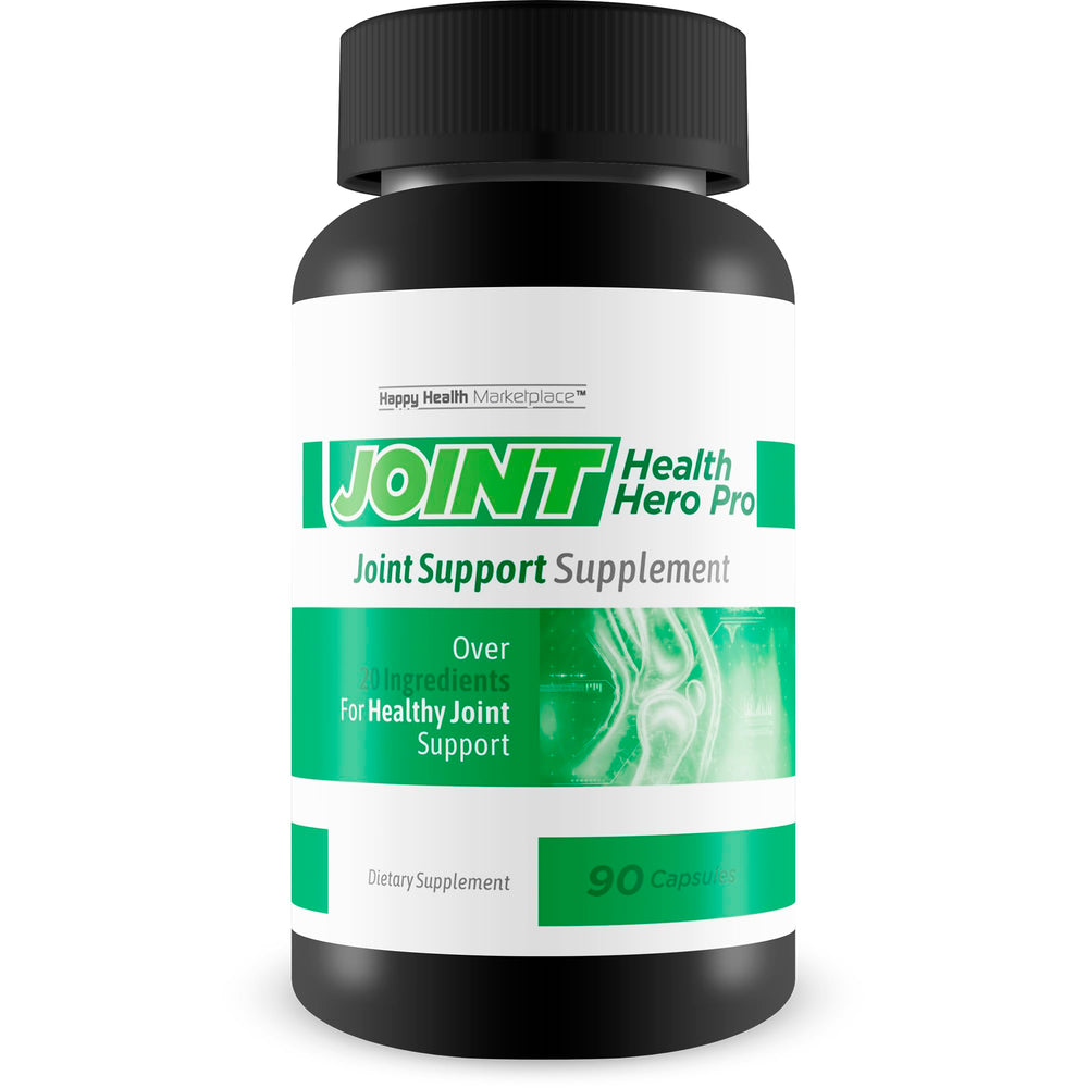Happy Health Marketplace Joint Health Hero Pro bottle for joint comfort and daily activity