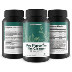 Happy Health Marketplace Puravive Slim packaging box emphasizing USA‑made quality
