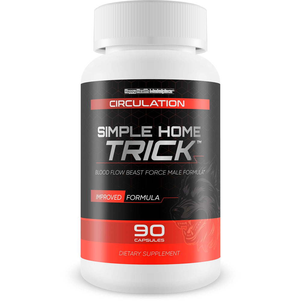 Happy Health Marketplace Simple Home Trick mens circulation capsule enhances blood flow to vital areas.