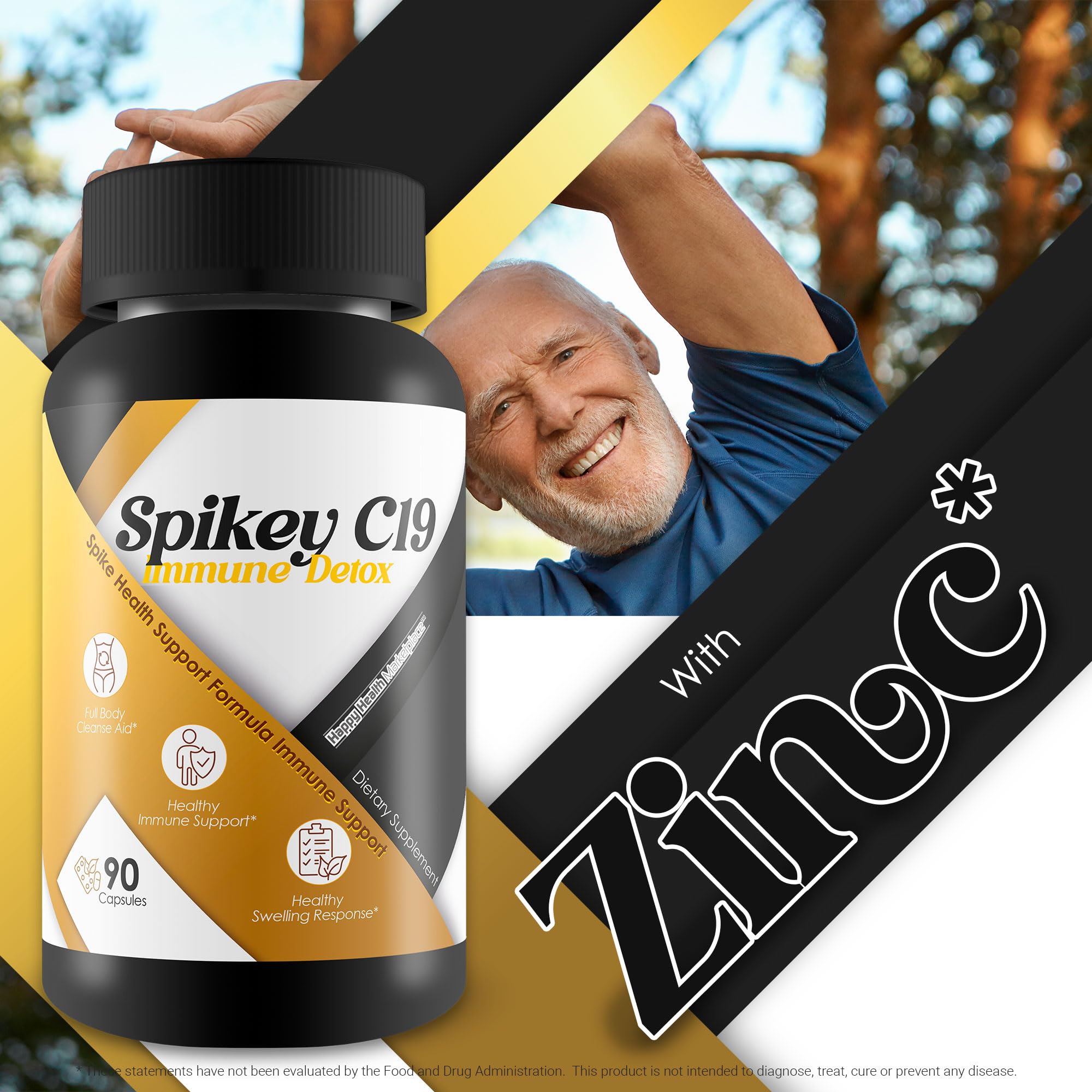 Travel-friendly pack dimensions for on-the-go immunity support.