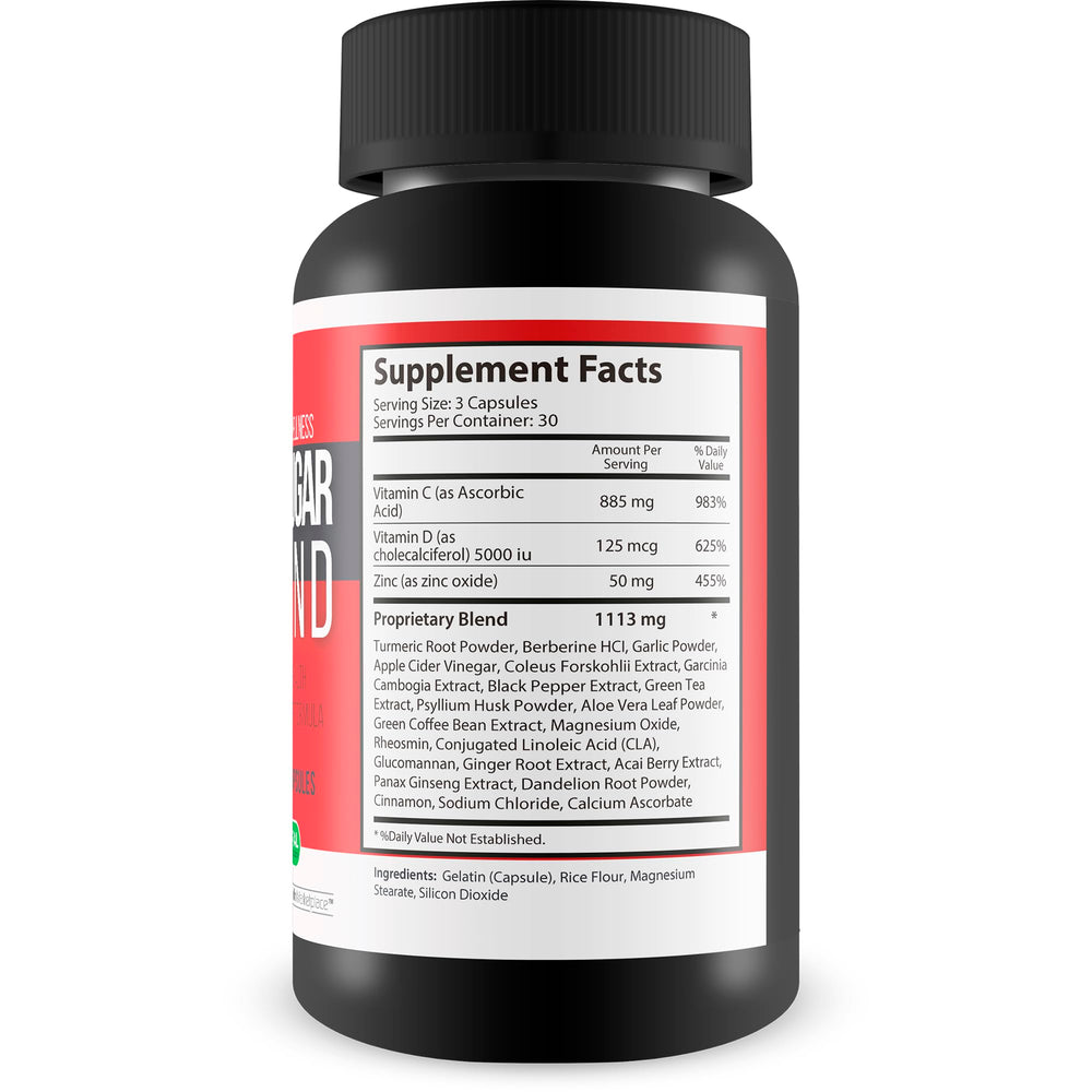 Close-up of Happy Health Marketplace label on Super Sugar Defense Pro