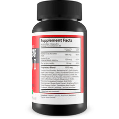 Close-up of Happy Health Marketplace label on Super Sugar Defense Pro