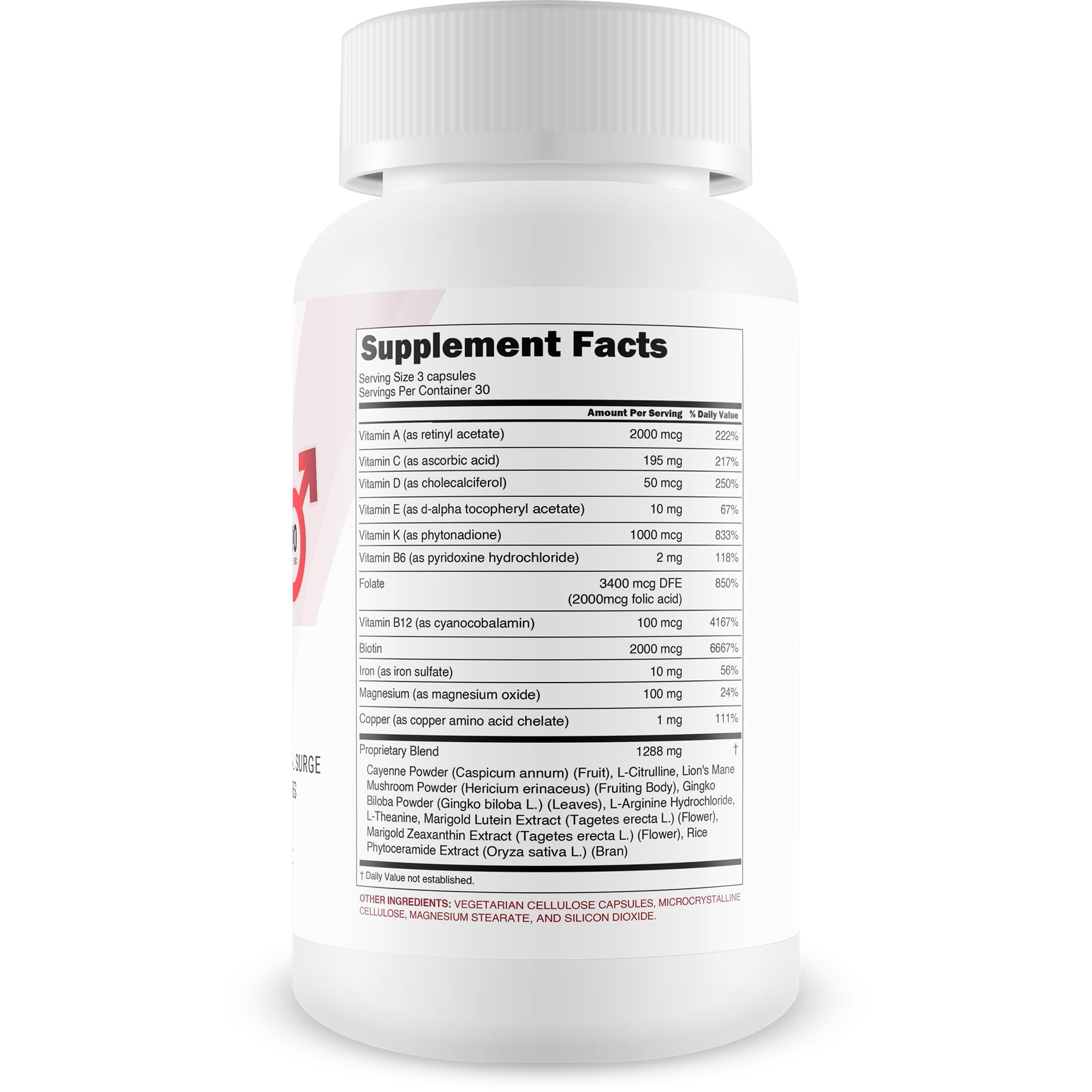 Vital Blood Flow Surge Pro capsules arranged to show daily use and accessibility.