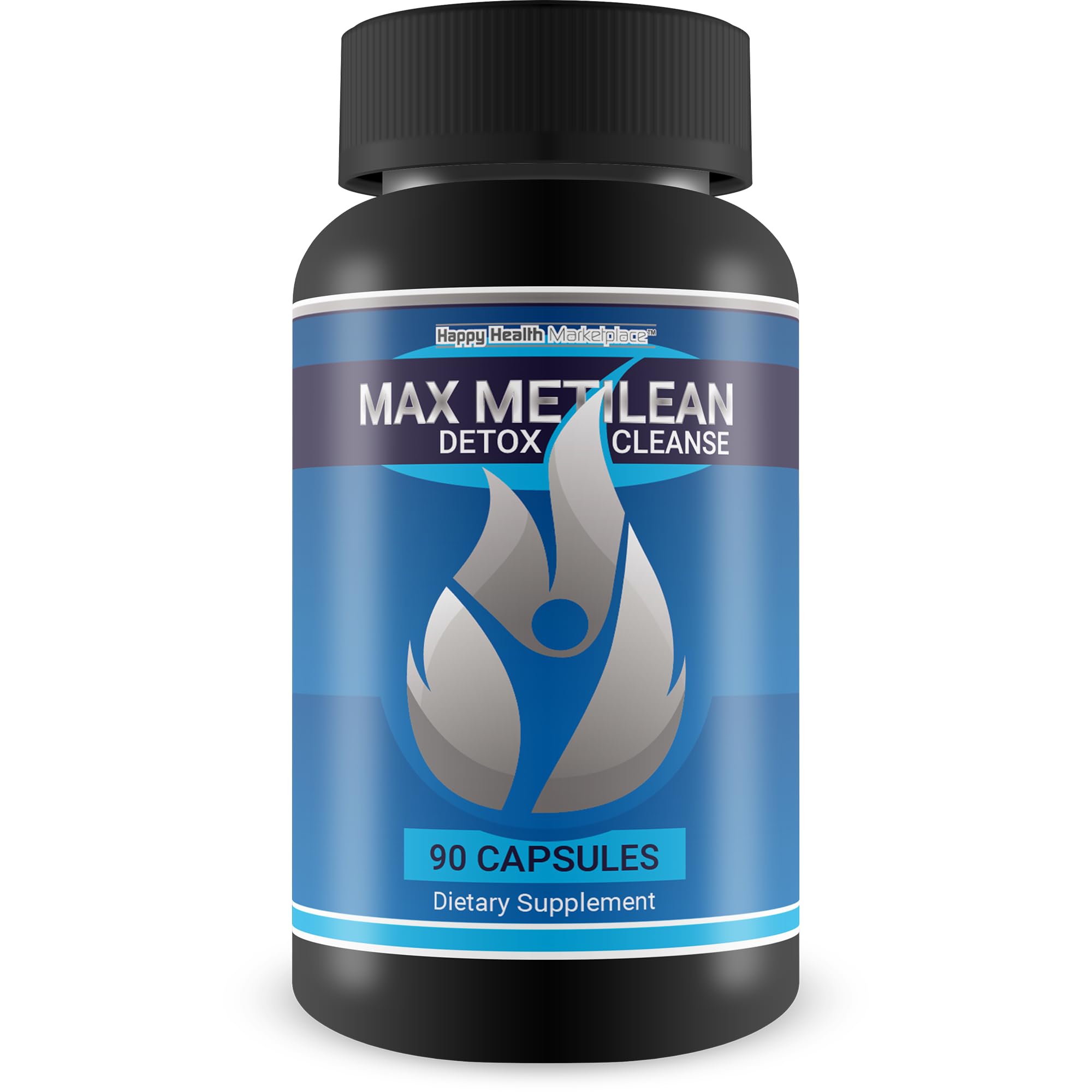 Max Metilean bottle shown for a gentle detox routine to support daily wellness.