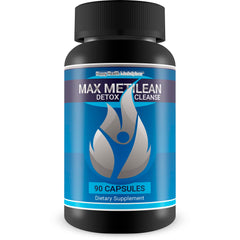 Max Metilean bottle shown for a gentle detox routine to support daily wellness.