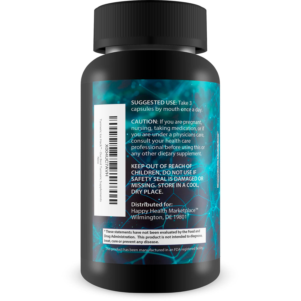Happy Health nerve support blend capsules symbolize a multi-nutrient formulation