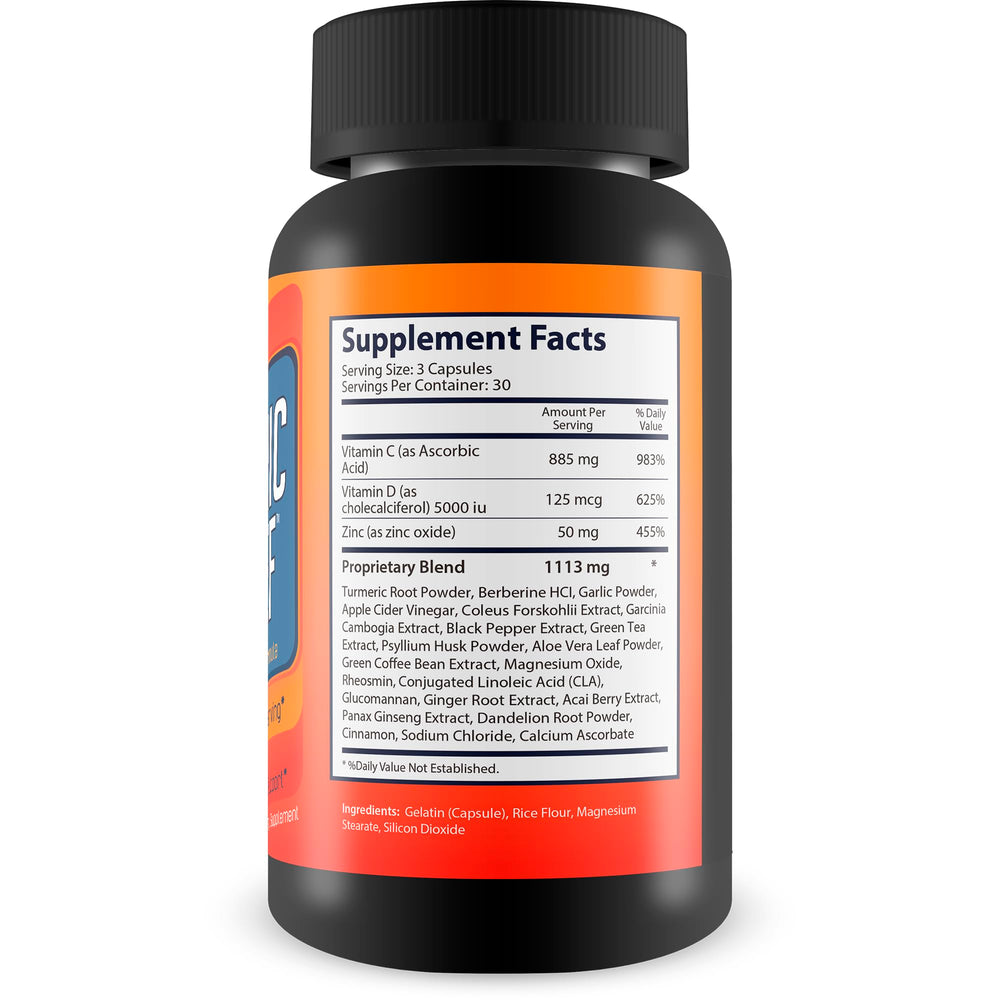 Happy Health Turmeric Relief capsules designed for easy daily use and wellness.