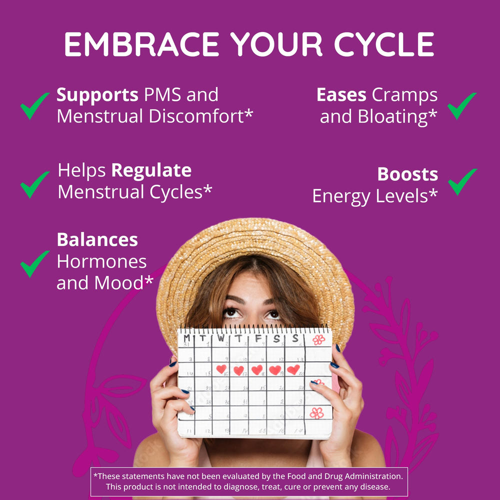 Happy Healthy Hippie hormone balance capsules ready for daily use.