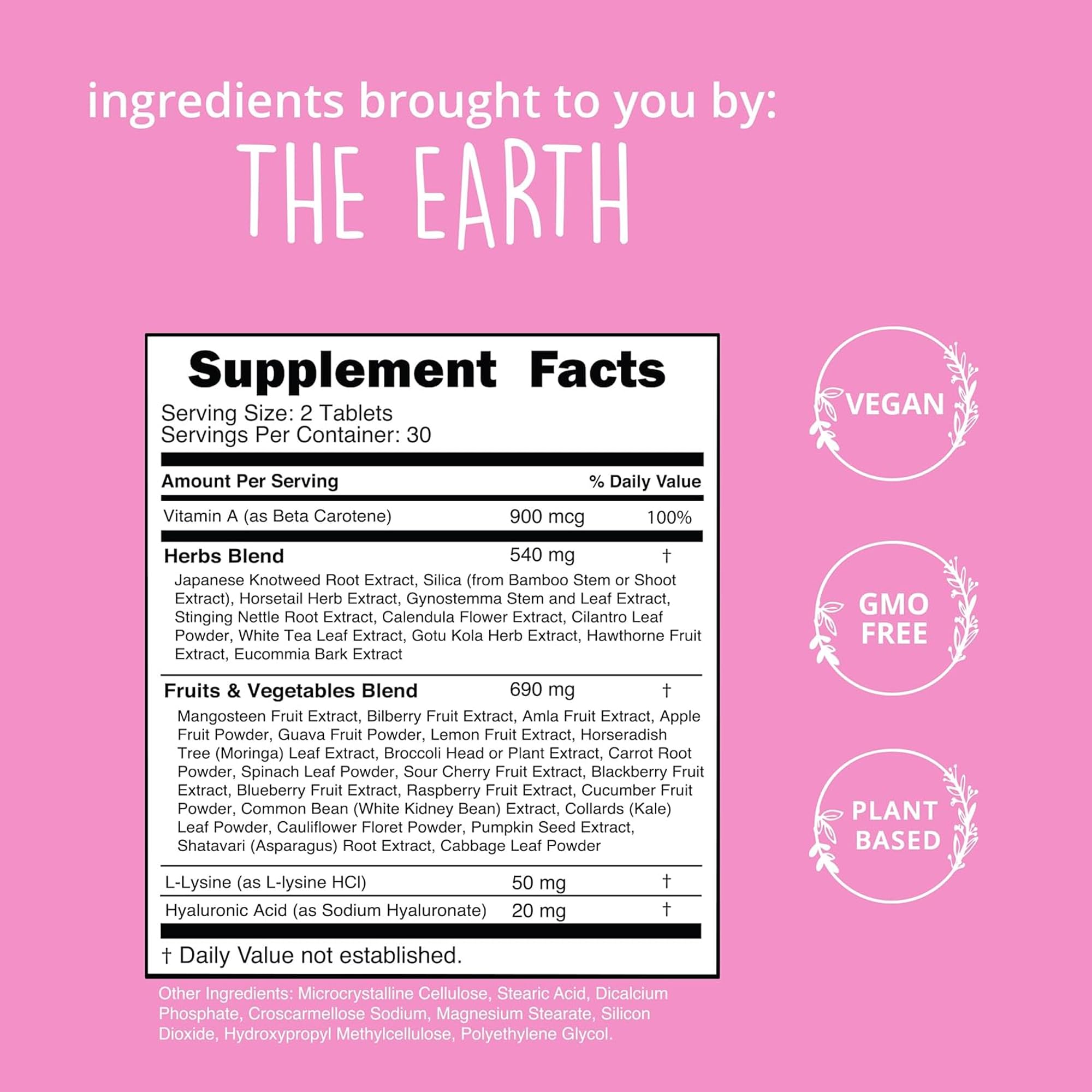 Happy Healthy Hippie vegan collagen builder supports beauty from within.