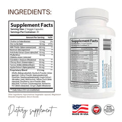 Happy Millions zinc and choline detail emphasizes essential nutrients.