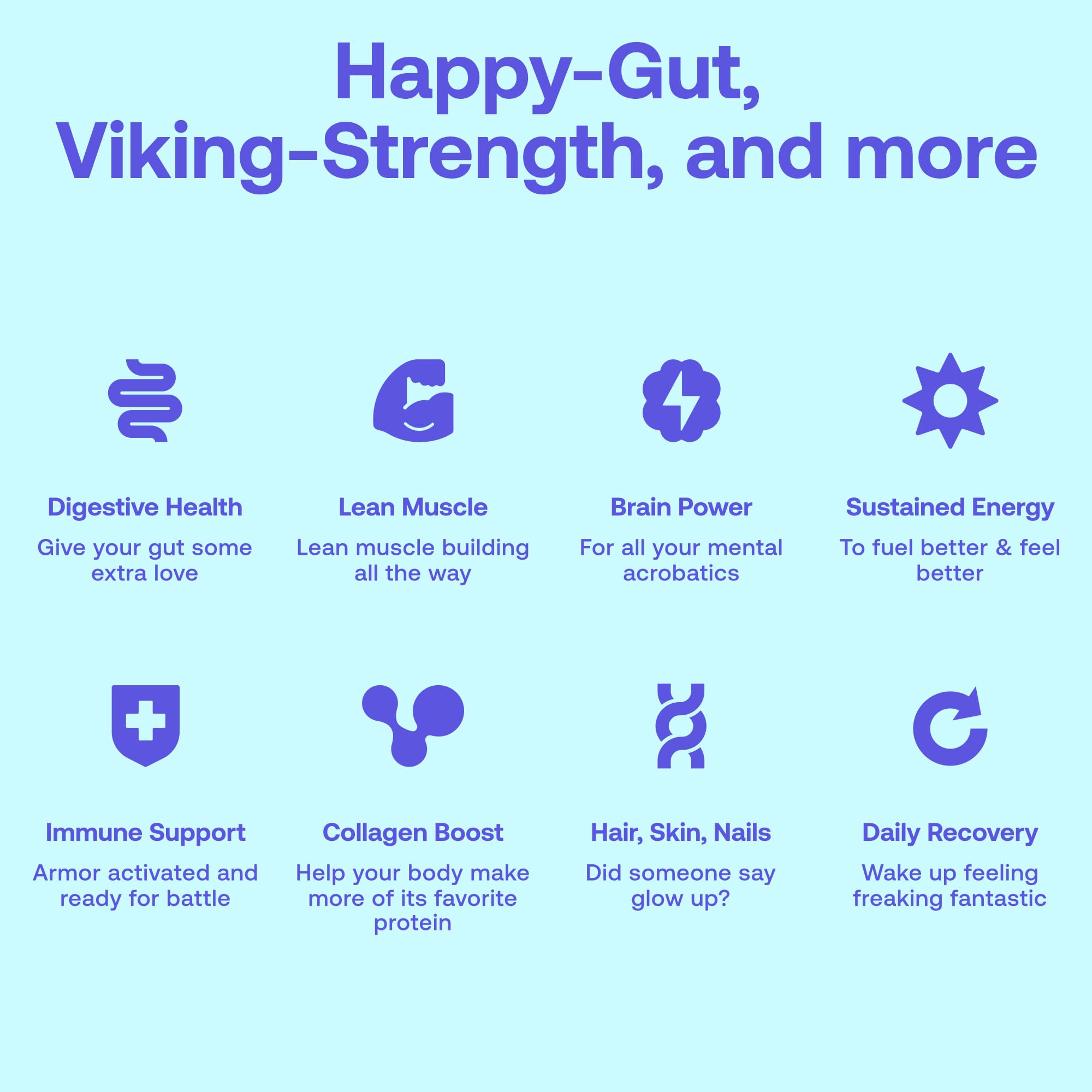 Happy Viking Vanilla Protein nutrition panel close-up
